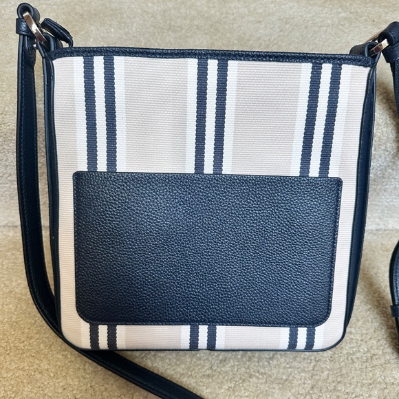 Kate Spade Hudson Striped Canvas Small Messenger Bag - Picture 2 of 2